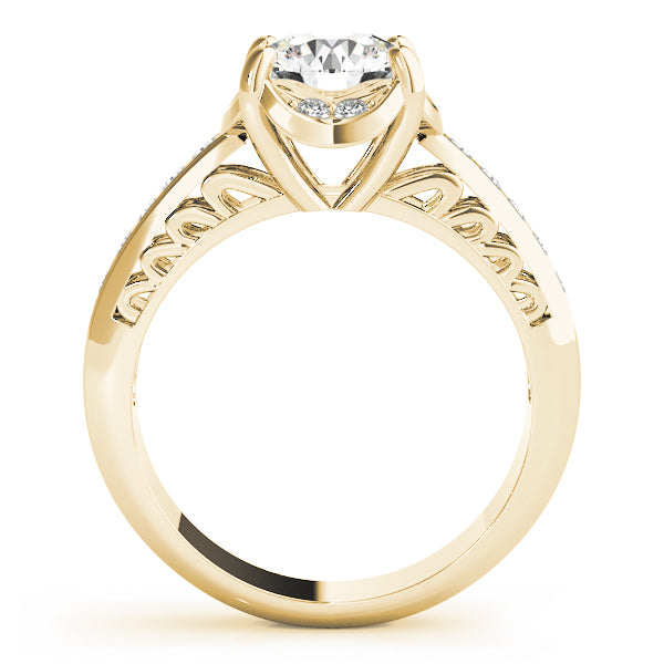 18K Yellow Gold 1.16 ctw Diamond Single Row Ring