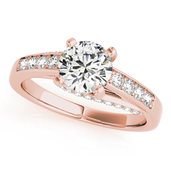 18K Rose Gold 1.33ctw Round Diamond Ring