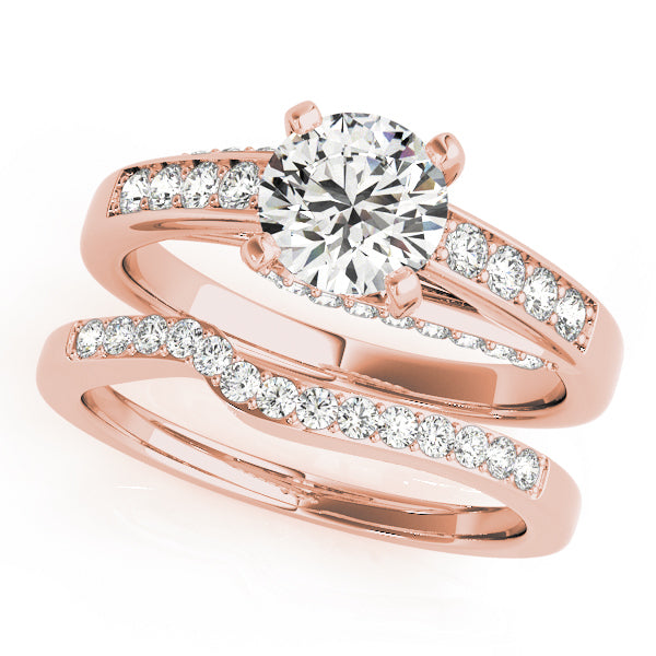 18K Rose Gold 1.33ctw Round Diamond Ring