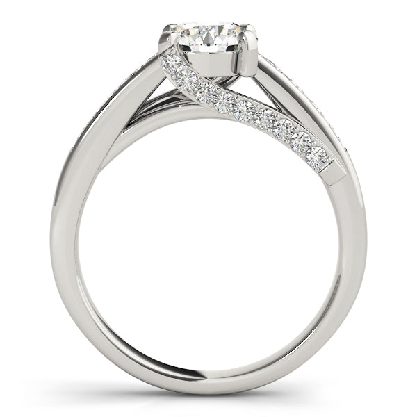 Platinum 1.33ctw Round Diamond Engagement Ring