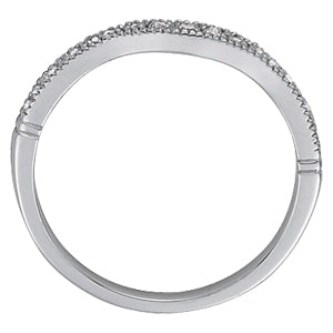 Platinum White Diamond Wedding Ring