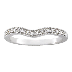 Platinum White Diamond Wedding Ring