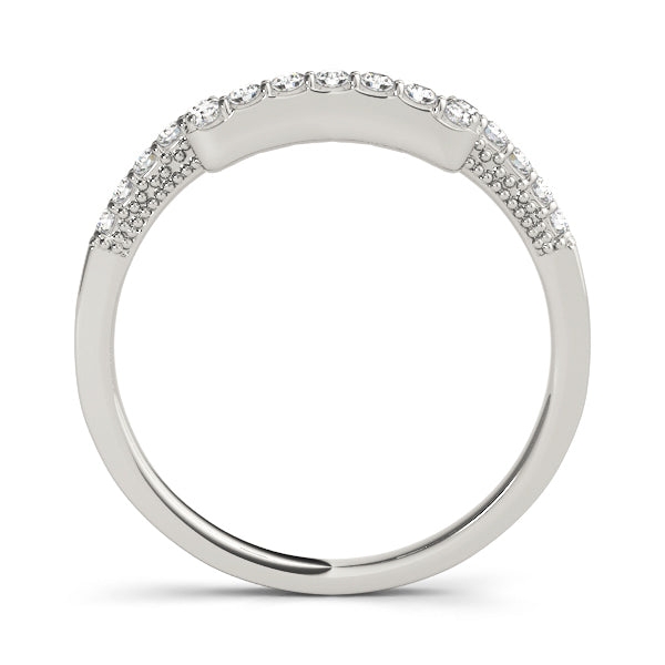 18K White Gold Diamond Wedding Ring