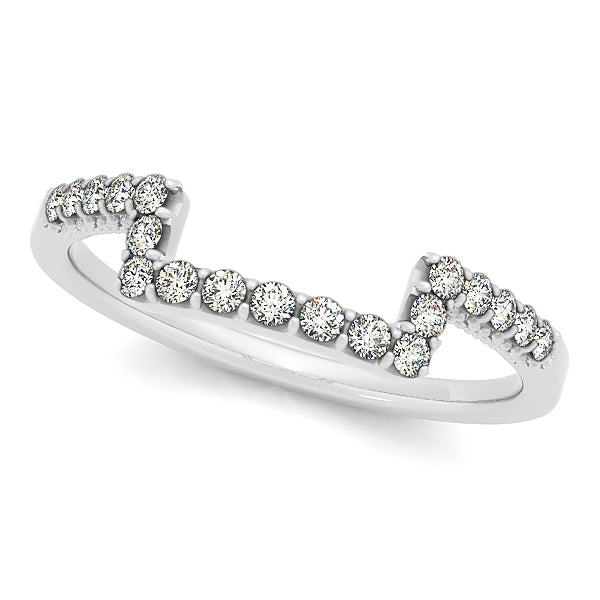 18K White Gold Diamond Wedding Ring