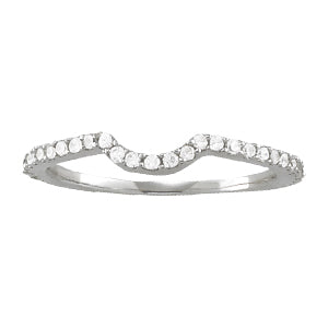 Platinum White Diamond Wedding Ring