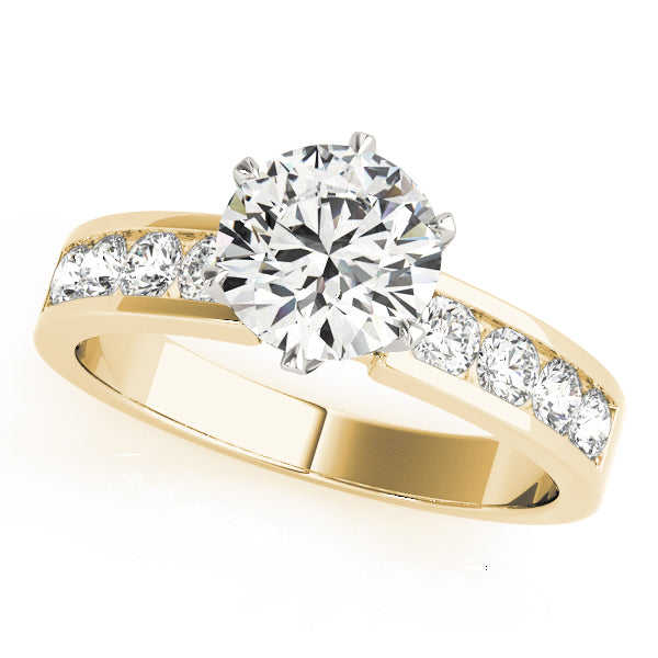 18K Yellow Gold 1.5 ctw Diamond Engagement Ring