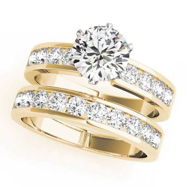 18K Yellow Gold 1.5 ctw Diamond Engagement Ring