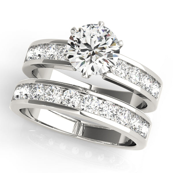 18K White Gold 1.5ctw Round Diamond Ring