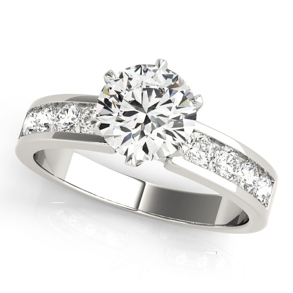 18K White Gold 1.5ctw Round Diamond Ring