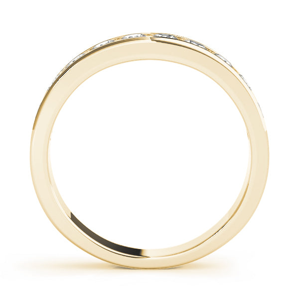 18K Yellow Gold 0.75ctw Diamond Wedding Band