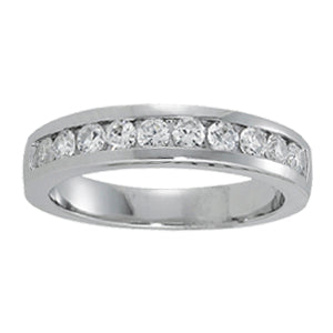 Platinum 3/4 ct Diamond Wedding Ring Band