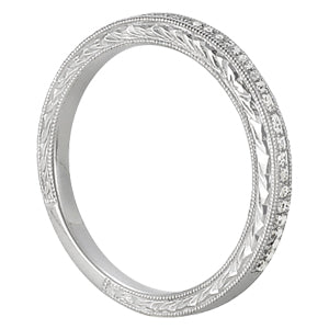Platinum White Diamond Wedding Ring