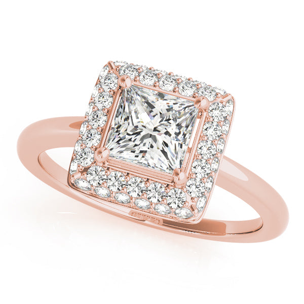 18K Rose Gold 1.20ctw Diamond Engagement Ring