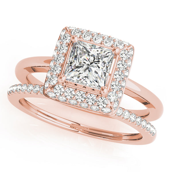 18K Rose Gold 1.20ctw Diamond Engagement Ring