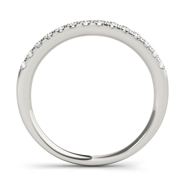 18K White Gold Diamond Wedding Ring