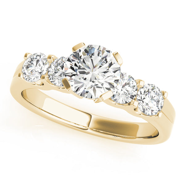 18K Yellow Gold 1.5 ctw Diamond Engagement Ring