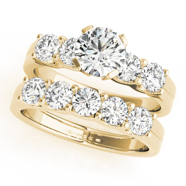 18K Yellow Gold 1.5 ctw Diamond Engagement Ring