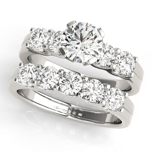 18K White Gold 1.5 ctw Diamond Engagement Ring