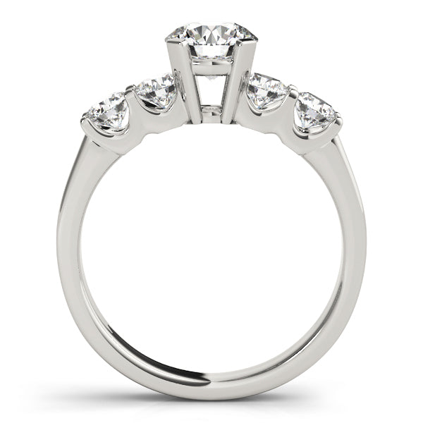 Platinum 1.5 CT Round Diamond Engagement Ring