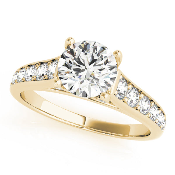 14K Yellow Gold 1.33ctw Diamond Engagement Ring