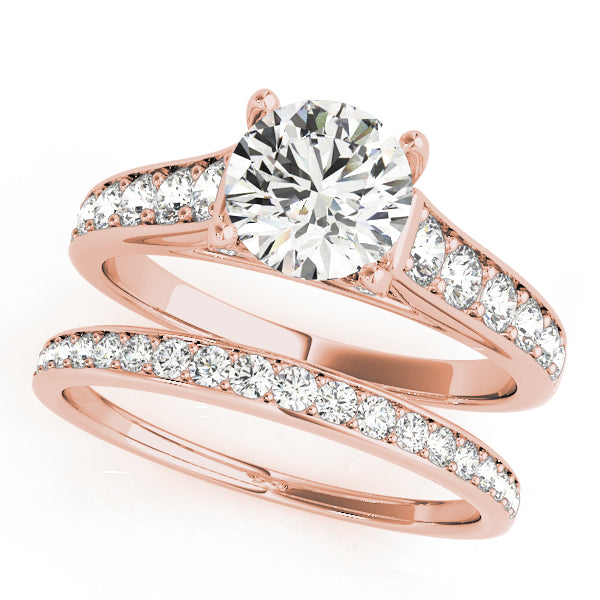 18K Rose Gold 1.33ctw Diamond Engagement Ring