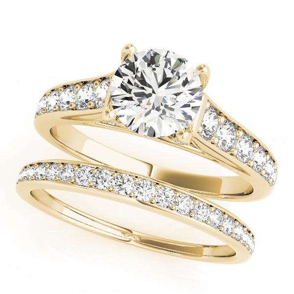 14K Yellow Gold 1.33ctw Diamond Engagement Ring