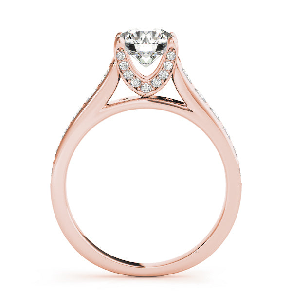18K Rose Gold 1.33ctw Diamond Engagement Ring