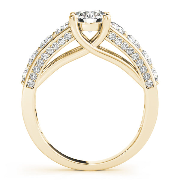18K Yellow Gold 2.3 ctw Round Diamond Engagement Ring