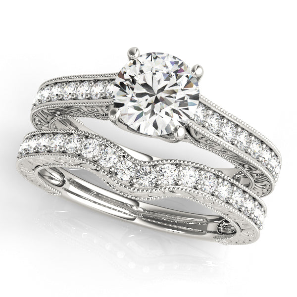 Platinum 1.25 ct Round Diamond Engagement Ring