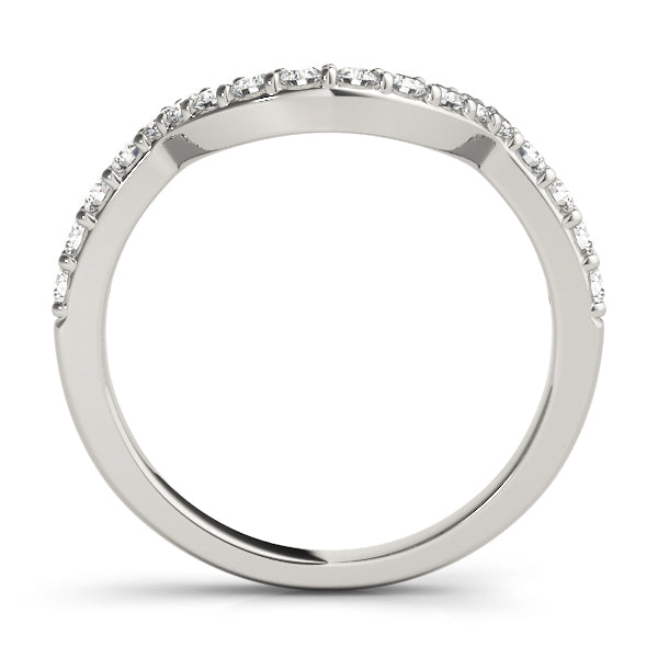 18K White Gold Diamond Wedding Ring