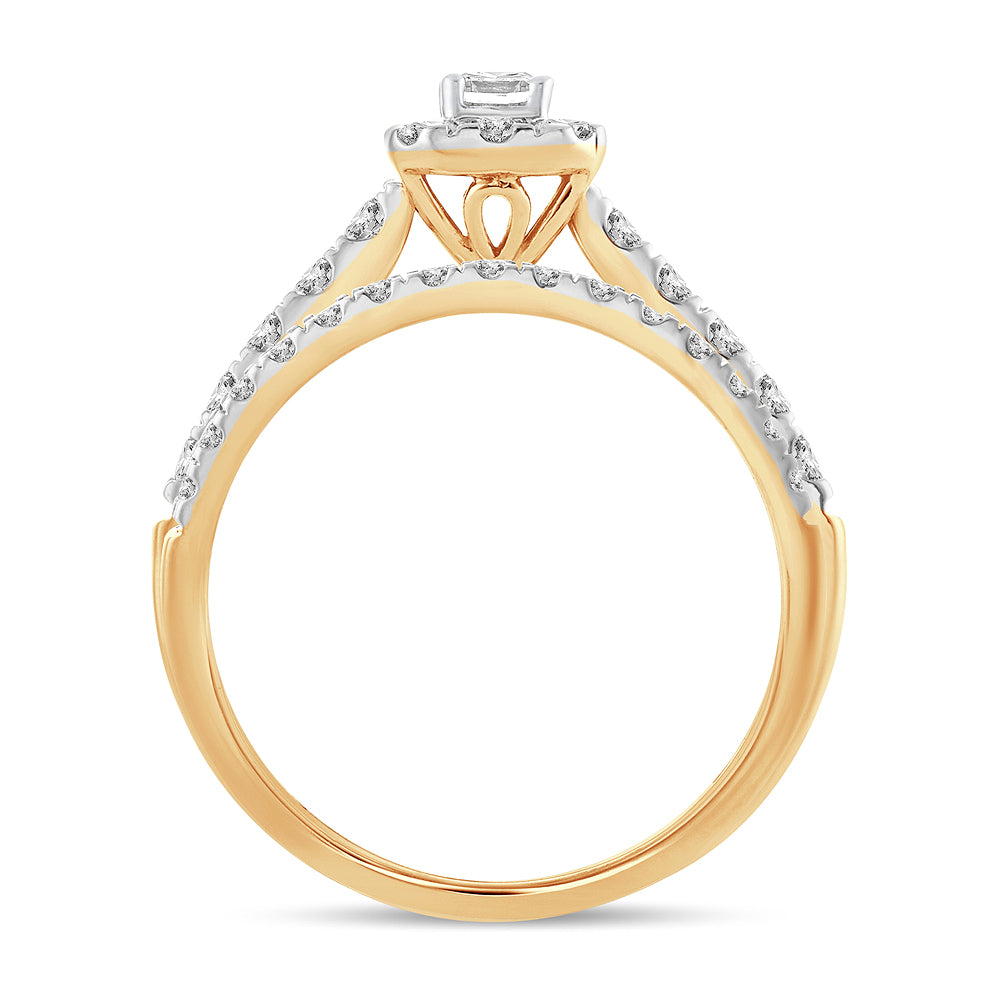 14K 1.02CT Diamond BRIDAL RING