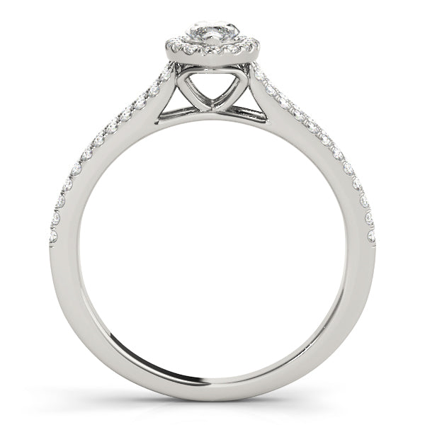 Halo Diamond Engagement Ring