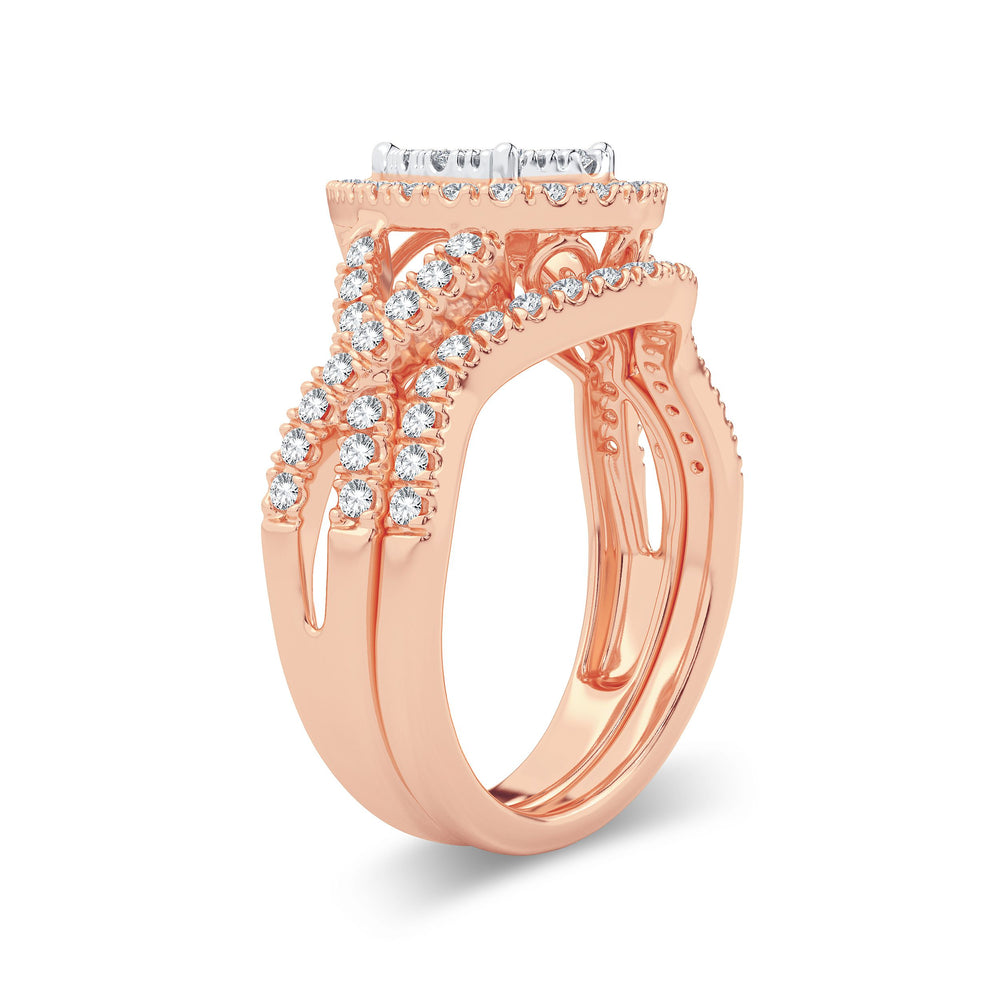 Timeless 14k White Gold 1ct Lab Diamond Engagement Ring