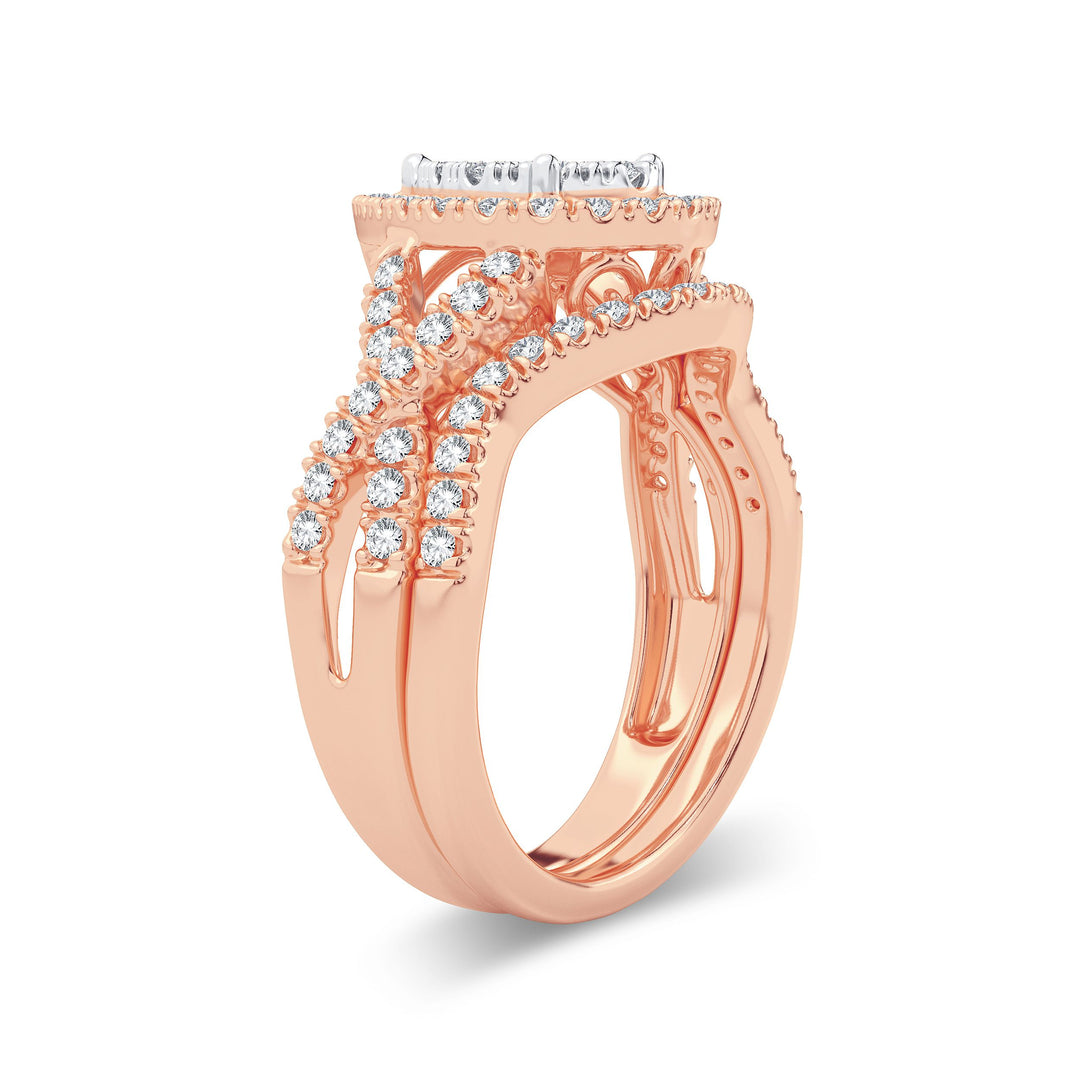 Timeless 14k White Gold 1ct Lab Diamond Engagement Ring