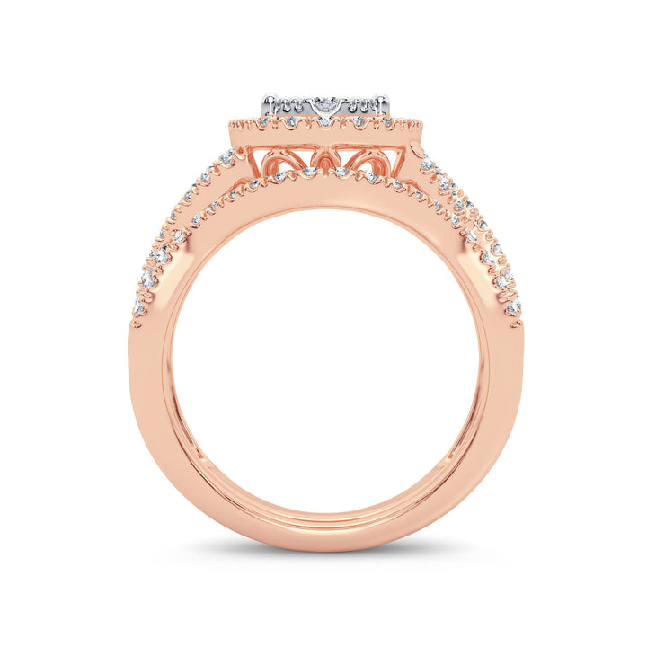 Timeless 14k White Gold 1ct Lab Diamond Engagement Ring