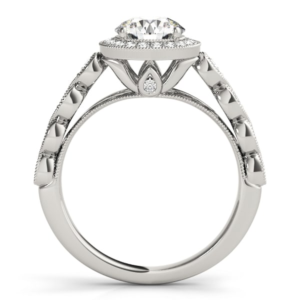 Halo Diamond Engagement Ring