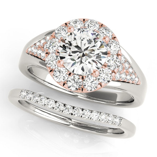 ROUND HALO ENGAGEMENT RING
