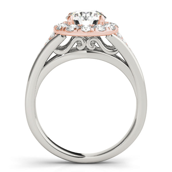 ROUND HALO ENGAGEMENT RING
