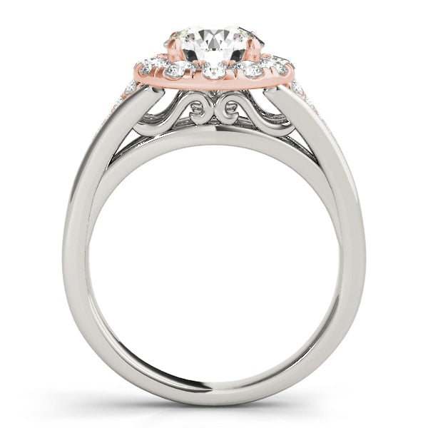 ROUND HALO ENGAGEMENT RING