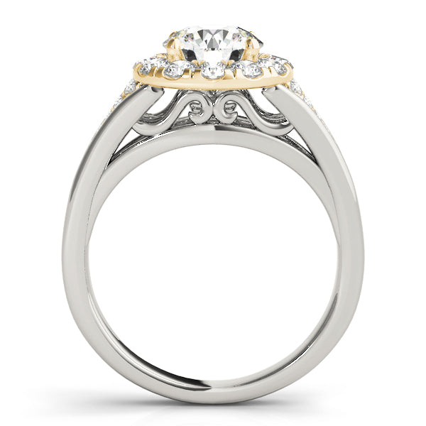 ROUND HALO ENGAGEMENT RING