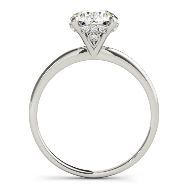18K White Gold 1 ct Diamond Engagement Ring