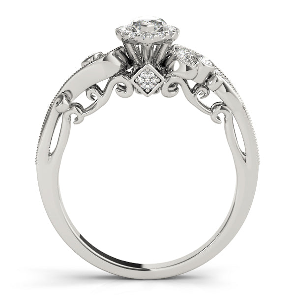 Platinum Marquise Diamond Engagement Ring 1.33ctw
