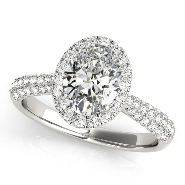 Halo Diamond Engagement Ring