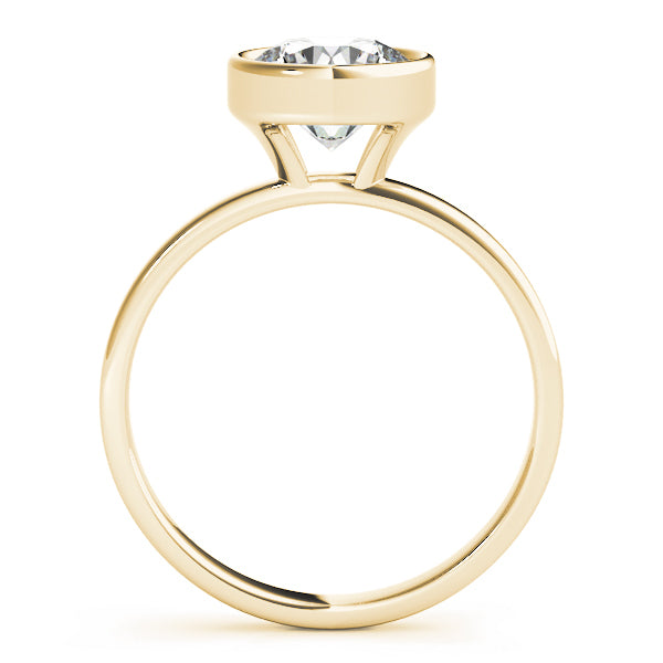 18K Yellow Gold 1ct Diamond Solitaire Engagement Ring