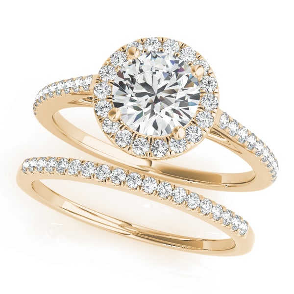 ROUND HALO ENGAGEMENT RING