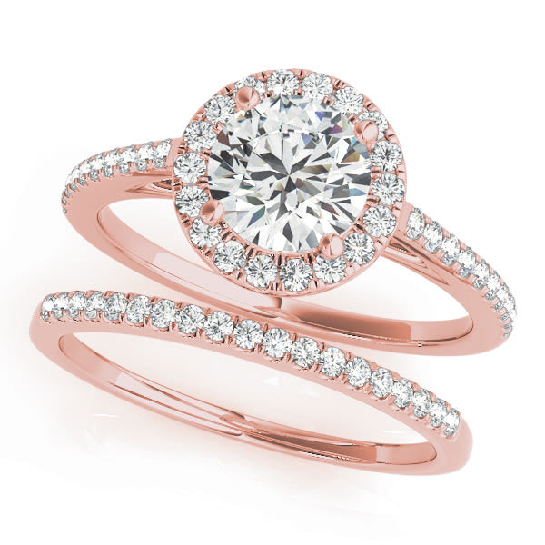 ROUND HALO ENGAGEMENT RING