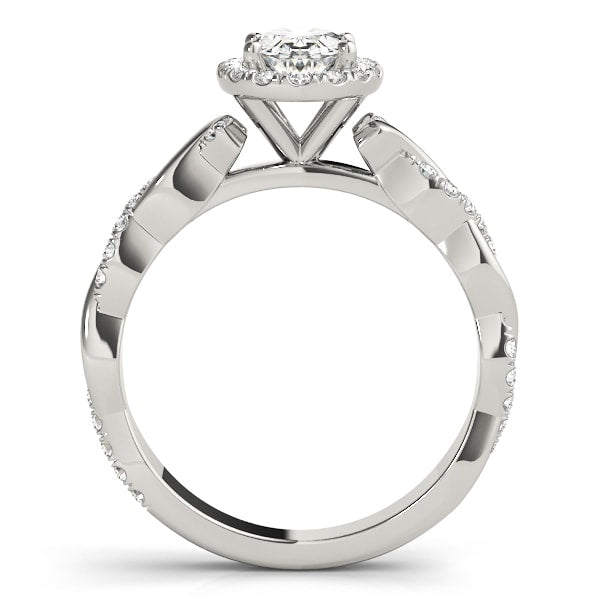 Halo Diamond Engagement Ring