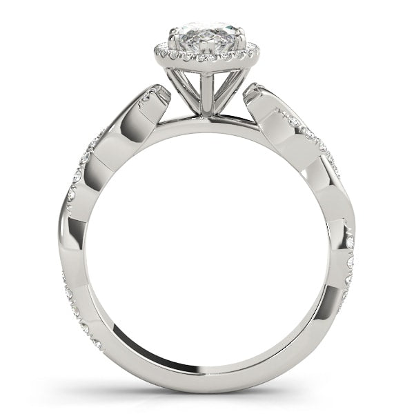 Halo Diamond Engagement Ring