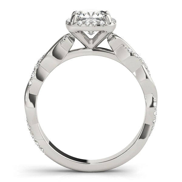 Halo Diamond Engagement Ring