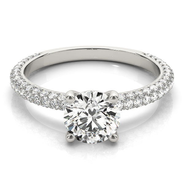 18K White Gold 1.5 CT Diamond Engagement Ring